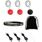 Chaoduo Shop B Tarzı Ayarlanabilir Vantuz Boks Refleks Hız Topu El Göz Tepki Eğitimi Yumruk Dövüş Topu Fitness Ekipmanları Aksesuarları (Yurt Dışından) - Beyaz