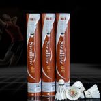 Chaoduo Shop Beyaz Stil Yeni Lot Badminton Kaz Tüyü Badminton Topu Raketle Doğa Sporları Fitness Aksesuarları (Yurt Dışından)