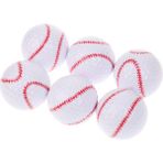 Chaoduo Shop Beyzbol Stili 6 Parça Set Spor Topları Desen Yenilik Golf Topları Uygulama Topları Golf Aksesuarları Golfçü Hediyesi (Yurt Dışından)