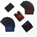 Chaoduo Shop Bir Stil Et Yeni Su Geçirmez Pvc Saf Kara Sihirli Kutu Dolu Plastik Oyun Kartları Seti Güverte Poker Klasik Sihirli Hileler Masa Oyunu (Yurt Dışından) - Renkli