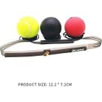 Chaoduo Shop C Stili Ayarlanabilir Vantuz Boks Refleks Hız Topu El Göz Tepki Eğitimi Yumruk Dövüş Topu Fitness Ekipmanları Aksesuarları (Yurt Dışından) - Beyaz