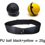 Chaoduo Shop Çift Top Seti Stili Boks Refleks Hız Yumruk Topu Mma Sanda Boksör Yükseltme Reaksiyon Kuvveti El Göz Eğitim Seti Stres Spor Salonu Boks Muay Thai Egzersiz (Yurt Dışından) - Beyaz