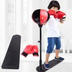 Chaoduo Shop Dikey Boks Topu Ayarlanabilir Çocuk Fitness Boks Seti Yumruk Armut Hız Topu Çocuklar Için Delme Spor Salonu Ev Eğitimi (Yurt Dışından) - Beyaz