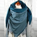 Chaoduo Shop Ee Stili Kış Kadın Eşarp Solid Nokta Baskı Düğme Yumuşak Wrap Günlük Sıcak Atkılar Şal Eşarp Kadın Kaşmir Eşarp Fular Бандана (Yurt Dışından)