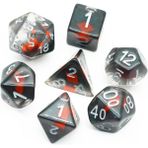 Chaoduo Shop Elmas Tarzı Siyah Et Dnd Zar Dolgulu Poker Takımı D&d Zar Çokyüzlü Oyunlar Masa Oyunları Için Zar Seti Mtg Rpg (Yurt Dışından) - Renkli