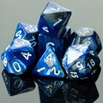Chaoduo Shop Gümüş Mavi Tarzı Poludie Et Dnd Zar Seti Çokyüzlü Zar 6 Renk Mevcuttur D4 D6 D8 D10 D% D12 D20 Rol Oynama Için Masa Oyunu Rpg Mtg D&d (Yurt Dışından) - Renkli