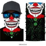 Chaoduo Shop HR040244 Stili Yaz 3D Kafatası Dikişsiz Bandana Kayak Yüz Maskesi Koşu Yürüyüş Bisiklete Binme Avcılık Snowboard Balıkçılık Nefes Eşarp Erkekler Kadınlar (Yurt Dışından) - Renkli - Standart