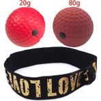 Chaoduo Shop Kırmızı Kauçuk Tarzı Boks Refleks Hız Yumruk Topu Sanda Boksör Yükseltme Tepki Kuvveti El Göz Eğitim Seti Stres Spor Salonu Boks Muay Boks Topu (Yurt Dışından) - Beyaz