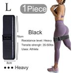 Chaoduo Shop L-Ağır Siyah Stil Değerli Pcs Elastik Lastik Bantlar Kadın Erkek Fitness Salonu Ev Direnç Patik Band Kalça Daire Genişletici Egzersiz Için Set (Yurt Dışından) - 1 Adet - Renkli