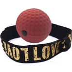 Chaoduo Shop Lastik Top Tarzı Boks Refleks Hız Yumruk Topu Sanda Boksör Yükseltme Tepki Kuvveti El Göz Eğitim Seti Stres Spor Salonu Boks Muay Boks Topu (Yurt Dışından) - Beyaz