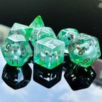 Chaoduo Shop Mavi Ördek Tarzı ile Yeşil Et Animal Dnd Zar D&d Zar Seti D4 D6 D8 D10 D% D12 D20 Çokyüzlü Oyunlar Zar Seti Masa Oyunları Için Mtg Rpg (Yurt Dışından) - Renkli