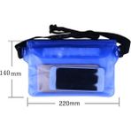 Chaoduo Shop Mavi Stil 3 Katmanlar Su Geçirmez Sızdırmazlık Sürüklenme Dalış Yüzme Bel Çantası Kayak Snowboard Sualtı Kuru Omuz Çantası Telefon Için (Yurt Dışından) - Renkli