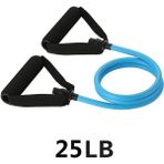 Chaoduo Shop Mavi Stil 5 Seviye Çekme Halatı Fitness Egzersizleri Kolları ile Direnç Bantları Yoga Elastik Halat Eğitmeni Gym Fitness Band Güç Eğitimi (Yurt Dışından) - Renkli - Standart