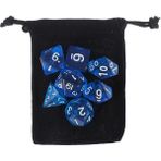 Chaoduo Shop Mavi Stil Et Poşetli Çokyüzlü Zar Seti D4 D6 D8 D10 D% D12 D20 Dnd Rpg Masa Oyunları Için 6 Renk Trpg Oyun Severler Için (Yurt Dışından) - Renkli