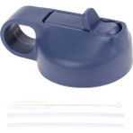 Chaoduo Shop Mavi Stil Hydro Flask Için 1 Takım Saman Kapaklı Kapaklı Kapak Oz Geniş Ağızlı Su Şişesi Bardak Yeni Fabrika Doğrudan Satış, (Yurt Dışından) - Kamp pişirme malzemeleri