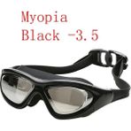 Chaoduo Shop Miyopi -3.5 Tarzı Yetişkinler Yüzme Gözlüğü Miyopi Dalış Maskesi Buğu Önleyici Sporlar Büyük Çerçeve Reçetesi Yüzme Gözlüğü Derece Optik Su Geçirmez Gözlükler (Yurt Dışından) - Renkli