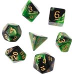 Chaoduo Shop No.5 Tarzı Et Akrilik Çokyüzlü Zar Masa Oyunu D4-D20 Çocuklar Için Yetişkin Parti Oyuncak Zar 7 Stiller (Yurt Dışından) - Renkli
