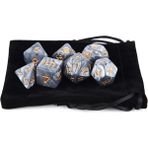 Chaoduo Shop PD131B Stili Et Dnd Masa Oyunları Için Çokyüzlü Zar Seti Rpg Mtg D4 D6 D8 D10 D% D12 D20 (Yurt Dışından) - Renkli