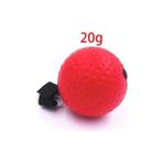 Chaoduo Shop Pu Kırmızı Top Stili Boksör Yükseltme Tepki Kuvveti El Göz Boks Refleks Hız Yumruk Topu Sanda Eğitim Seti Stres Spor Salonu Boks Muay Boks Topu (Yurt Dışından) - Beyaz