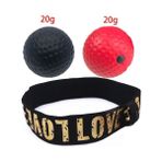 Chaoduo Shop Pu Siyah Kırmızı Stil Boks Refleks Hız Yumruk Topu Mma Sanda Boksör Yükseltme Reaksiyon Kuvveti El Göz Eğitim Seti Stres Spor Salonu Boks Muay Thai Egzersiz (Yurt Dışından) - Beyaz