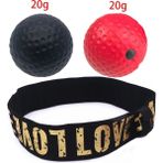 Chaoduo Shop Pu Siyah Kırmızı Stil Boksör Yükseltme Tepki Kuvveti El Göz Boks Refleks Hız Yumruk Topu Sanda Eğitim Seti Stres Spor Salonu Boks Muay Boks Topu (Yurt Dışından) - Beyaz