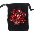 Chaoduo Shop Rd Stili Et Dnd Çokyüzlü Zar Seti Masa Oyunları Için Rpg Mtg D4 D6 D8 D10 D% D12 D20 Seçim Için 6 Renk (Yurt Dışından) - Renkli