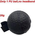 Chaoduo Shop Sadece 20G Siyah Top Stili Boks Refleks Hız Yumruk Topu Sanda Boxer Yükseltme Reaksiyon Kuvveti El Göz Eğitim Seti Stres Spor Salonu Boks Muay Thai Egzersiz (Yurt Dışından) - Beyaz