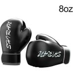 Chaoduo Shop Siyah 8oz Tarzı Kadın Erkek Pu Deri Spor Dövüş Sanatları Çocuklar Boks Eldivenleri Dayanıklı Spor Salonu Ekipmanları Yastıklı Yetişkin Vücut Eğitimi Hediye 8oz 10OZ (Yurt Dışından) - Beyaz