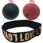 Chaoduo Shop Siyah Kauçuk Tarzı Boksör Yükseltme Tepki Kuvveti El Göz Boks Refleks Hız Yumruk Topu Sanda Eğitim Seti Stres Spor Salonu Boks Muay Boks Topu (Yurt Dışından) - Beyaz