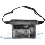 Chaoduo Shop Siyah Stil 3 Katmanlar Su Geçirmez Sızdırmazlık Sürüklenme Dalış Yüzme Bel Çantası Kayak Snowboard Sualtı Kuru Omuz Çantası Telefon Için (Yurt Dışından) - Renkli