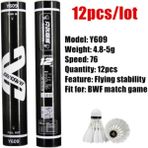 Chaoduo Shop Siyah Stil Lot Crossway Ff-12 Badminton Kaz Tüyü Raketle Hız Eğitim Egzersizi Için Dayanıklı Badminton Topu (Yurt Dışından)