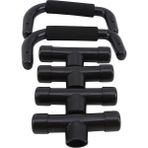 Chaoduo Shop Siyah Stil Pratik Fitness Push Ups Gymnasium Spor Eğitimi Göğüs H Şekilli Ahşap Aerobik Ters Paralel Barlar Fitness Ekipmanları (Yurt Dışından)