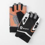 Chaoduo Shop Siyah Stil Xl Beden Veqkıng Fitness Eldivenleri Erkek ve Kadın Yoga Spor Eldivenleri Jimnastik Eğitimi Tek Bar Kaymaz Yarı Parmak Ağırlık Kaldırma Eldivenleri (Yurt Dışından) - Renkli - Standart