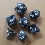 Chaoduo Shop Siyahe Stili Et Akrilik Çokyüzlü Zar Trpg Dnd Gameet D4 D6 D8 D10 D12 D20 Çok Taraflı Masa Oyunu Yeni Yıl Oyuncakları Hediyeler (Yurt Dışından) - Renkli