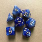 Chaoduo Shop SZ-0004-6 Stilleri Et Yıldızlı Gökyüzü Renkli Çok Yüzlü Zar Seti Rol Oynama Için Çokyüzlü Zar Masa Oyunu Rpg Dungeons And Dragons Dnd Mtg (Yurt Dışından)
