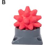 Chaoduo Shop Tek Beden Kırmızı Stil Taşınabilir Pvc Dikenli Tetik Noktası Masaj Topu Ayak El Kas Yoga Ağrı Fitness Bakım Topları Derin Rölyef Relax Q9L5 (Yurt Dışından) - Renkli