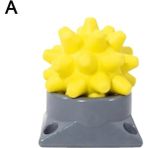 Chaoduo Shop Tek Beden Sarı Stil Taşınabilir Pvc Dikenli Tetik Noktası Masaj Topu Ayak El Kas Yoga Ağrı Fitness Bakım Topları Derin Rölyef Relax Q9L5 (Yurt Dışından) - Renkli
