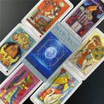Chaoduo Shop TT169 Stili Eski Stil Lenormand Falcılık Masa Oyunu Oracle Tarot Kartları Parti Kehanet Hediyesi Pdf Rehberi ile Tam Ingilizce Güverte (Yurt Dışından) - Renkli