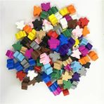 Chaoduo Shop Tüm Renk Stilini Karıştırın Ahşap Meeples Ekstra Tahta Oyun Uçları Piyon Parçaları Toplu Değiştirme Masa Üstü Oyun Bileşenleri Insansı Satranç Taşları (Yurt Dışından) - Renkli