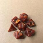 Chaoduo Shop Turuncu Tarzı Et Çokyüzlü Zar Masa Oyunu Zar Oyunu Dragons Dnd Rpg Mtg D4-D20 Için Çok Renkli Oynama (Yurt Dışından)