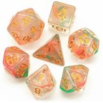 Chaoduo Shop Turuncu ve Yeşil Tarzı Et Dnd Zar Çift Renkler Girdap D&d Zar D4 D6 D8 D10 D% D12 D20 Çokyüzlü Oyunlar Masa Oyunları Için Zar Seti Mtg Rpg (Yurt Dışından) - Renkli