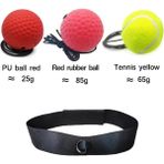 Chaoduo Shop Üç Top Seti Stili Boks Refleks Hız Yumruk Topu Mma Sanda Boksör Yükseltme Reaksiyon Kuvveti El Göz Eğitim Seti Stres Spor Salonu Boks Muay Thai Egzersiz (Yurt Dışından) - Beyaz