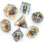 Chaoduo Shop Yelkenli Tarzı Et Yelkenli Dnd Zar D&d Dice D4 D6 D8 D10 D% D12 D20 Çokyüzlü Oyunlar Zar Seti Masa Oyunları Için Mtg Rpg (Yurt Dışından) - Renkli