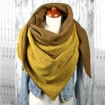 Chaoduo Shop Z Stili Kış Kadın Eşarp Solid Nokta Baskı Düğme Yumuşak Wrap Günlük Sıcak Atkılar Şal Eşarp Kadın Kaşmir Eşarp Fular Бандана (Yurt Dışından)
