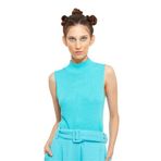 CHAOUICHE CHAZ0124 Nakışlı Mavi Kadın Bluz