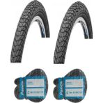 Chaoyang 20 Jant 20X1.75 (47-406) Bisiklet Dış Lastiği Yol Tipi H-537 x 2 Adet + Panda Iç Lastik Seti