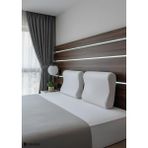 Chaprin Ortopedik Visco Uyku Yastığı – Ergonomik Boyun Destek Yastığı - Beyaz - 50 x 42 x 12 cm