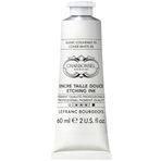 Charbonnel bakır baskı boyaları, yüksek pigmentli derin baskı rengi, mükemmel ışık haslığı, vegan, canlı renkler, yaşlanmaya dayanıklı, 60 ml tüp - Kapatma beyazı RS