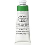 Charbonnel bakır baskı boyaları, yüksek pigmentli derin baskı rengi, mükemmel ışık haslığı, vegan, canlı renkler, yaşlanmaya dayanıklı, 60 ml tüp - orta yeşil
