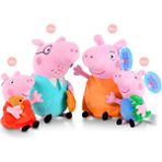 Charge 4'lü Set Peppa Pig Peluş Oyuncak Seti